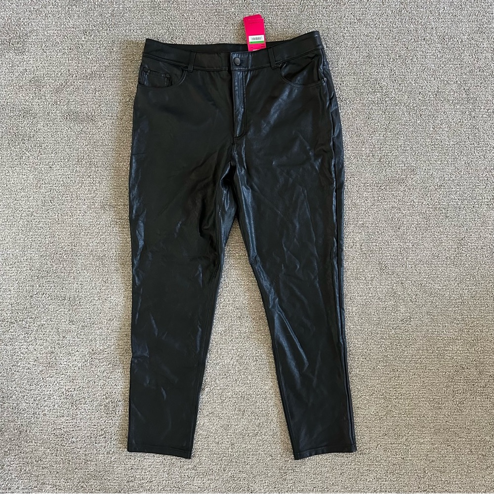 Commando Faux Leather 5-Pocket Pant SLG69 Black Size‎ Large